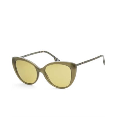 Burberry Women's Green Cat-Eye Sunglasses, Burberry