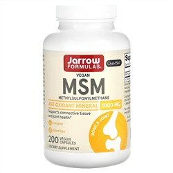 Jarrow Formulas, МСМ, 1000 мг, 200 растительных капсул