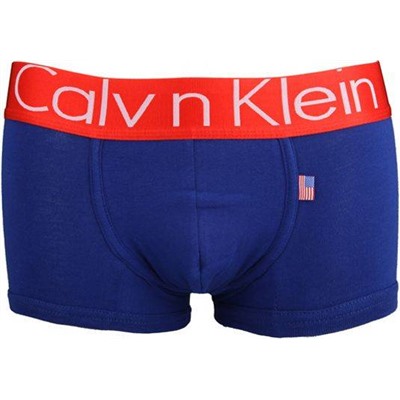 Трусы Calvin Klein синие с красной резинкой США A030