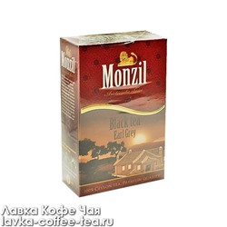 чай Monzil Black tea FBOP Эрл Грей, средний лист, картон 100 г.