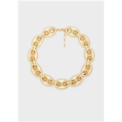 CHUNKY CHAIN NECKLACE IN GOLD