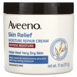 Aveeno, Active Naturals, восстанавливающий увлажняющий крем для кожи, без ароматов, 311 г (11 унций)