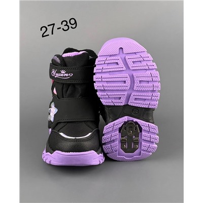 Зимние ботинки для девочек Люкс 2024