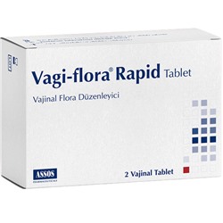 Assos Vagi Flora Rapid 2 Vajinal Tablet
