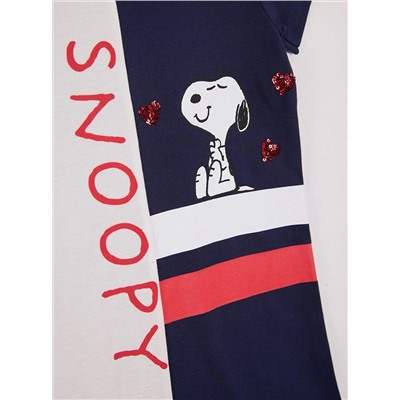 Лицензионное платье для девочек Supermino Snoopy 21968