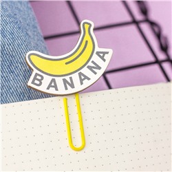 Закладка - скрепка "Banana"