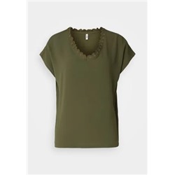 ONLY - ONLTANI V NECK - Футболка с принтом - хаки