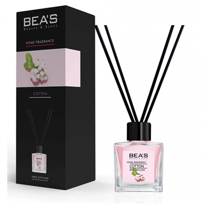 СУПЕР ЦЕНА! Ароматический диффузор с палочками Beas Cotton - Хлопок - 50 ml