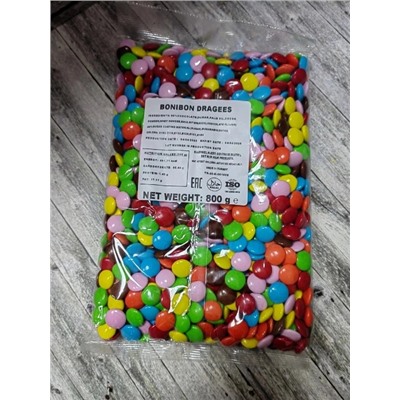 Шоколадные драже (на подобие M&M's)  Турецкий  800г