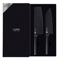 Набор кухонных ножей  Xiaomi Huo Hou Black Heat Knife Set  (2 шт.)