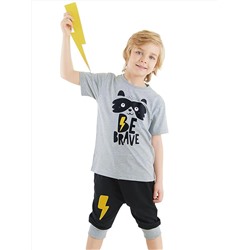Denokids Raccoon Boy футболка комплект капри с шортами