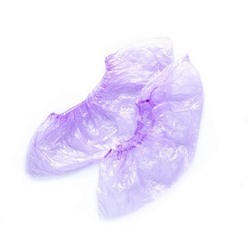 Бахилы одноразовые фиолетового цвета, 50 пар/уп
