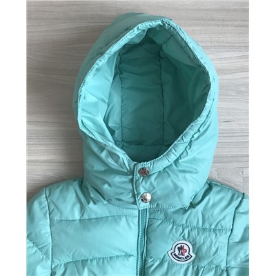 М.17-23 Куртка Moncler бирюзовая  (98,104,110,116,122)