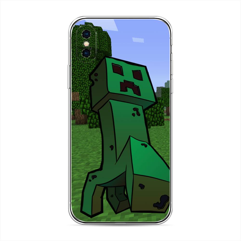 Силиконовый чехол Minecraft злой на iPhone X (10) купить, отзывы, фото,  доставка - КАПУСТА │ Совместные покупки Краснодар, Краснодарский край,  Новокуз