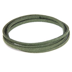 SHZ1138 Замшевый шнурок для амулета, цвет тёмно-зелёный