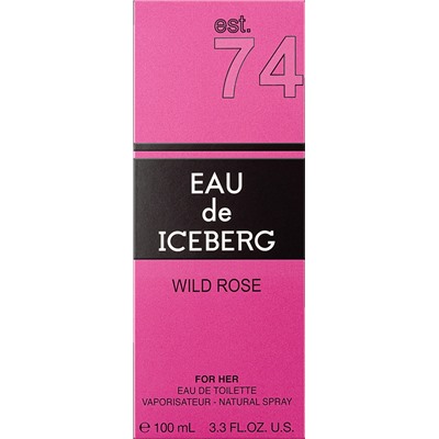 Eau de Iceberg Wild Rose, EdT 100 ml