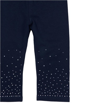 Leggings - strass - azul marino