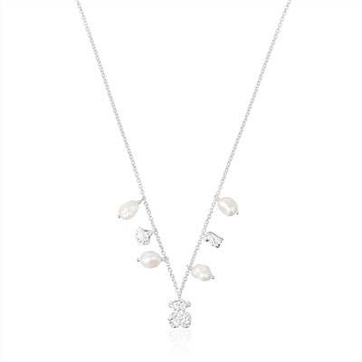 Collar Oceaan - plata 925/1000 (22 kt) - perla cultivada de agua dulce