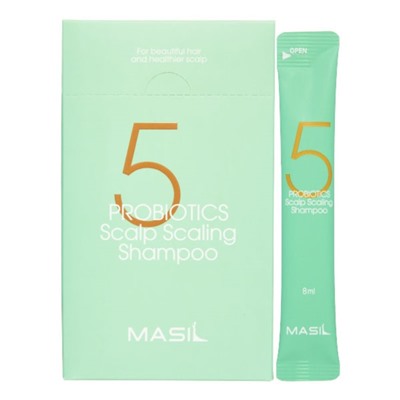 Шампунь для глубокого очищения кожи головы 5 probiotics scalp scaling shampoo, 20x8 мл