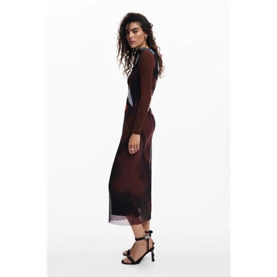 Multi-position midi dress