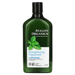 Avalon Organics, Кондиционер, укрепляющая перечная мята, 325 мл